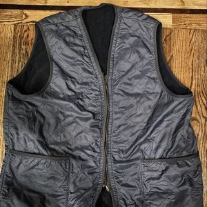 Barbour Polarquilt Vest XXL 2X Navy Blue Waistcoat Diamond Quilted Men's